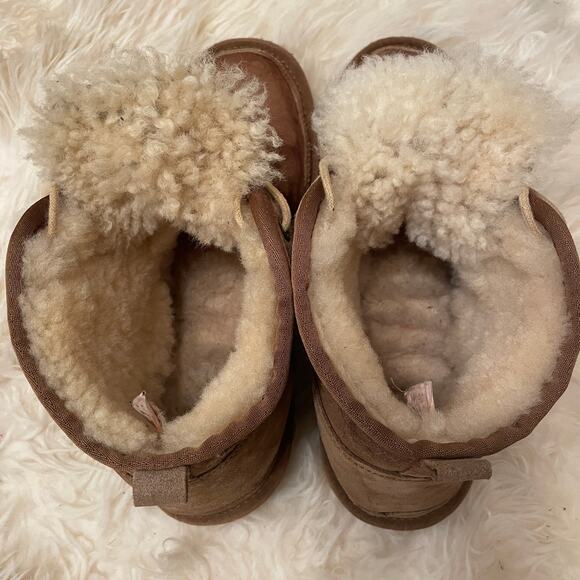 Vintage UGG Men’s 9 / Women’s 11 Shearling Chukka Boots | Distressed Chestnut - Picture 7 of 12